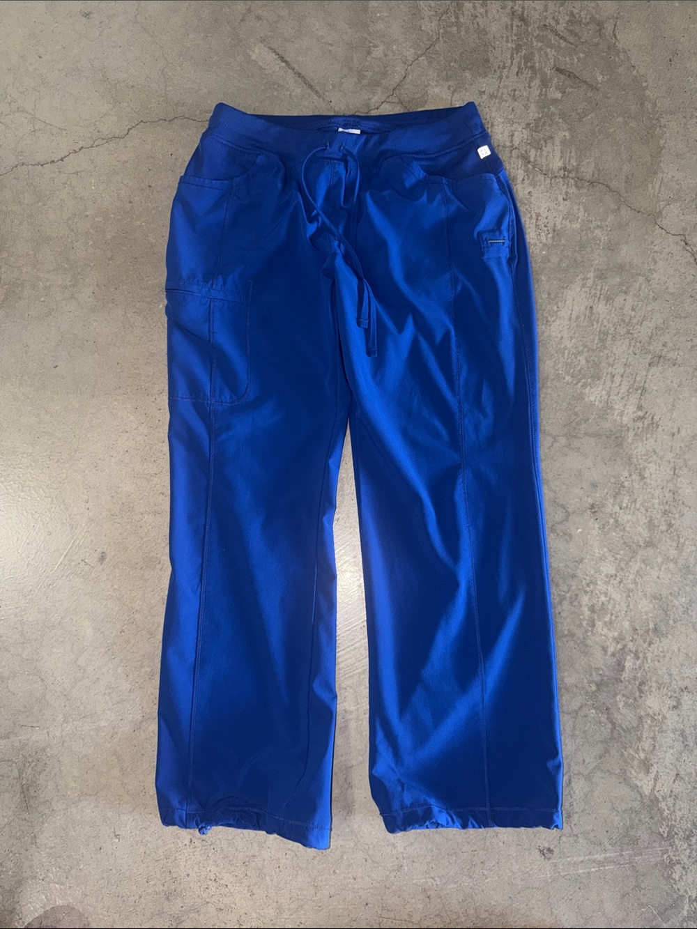 Cherokee infinity Drawstring Scrub Pants in galaxy blue